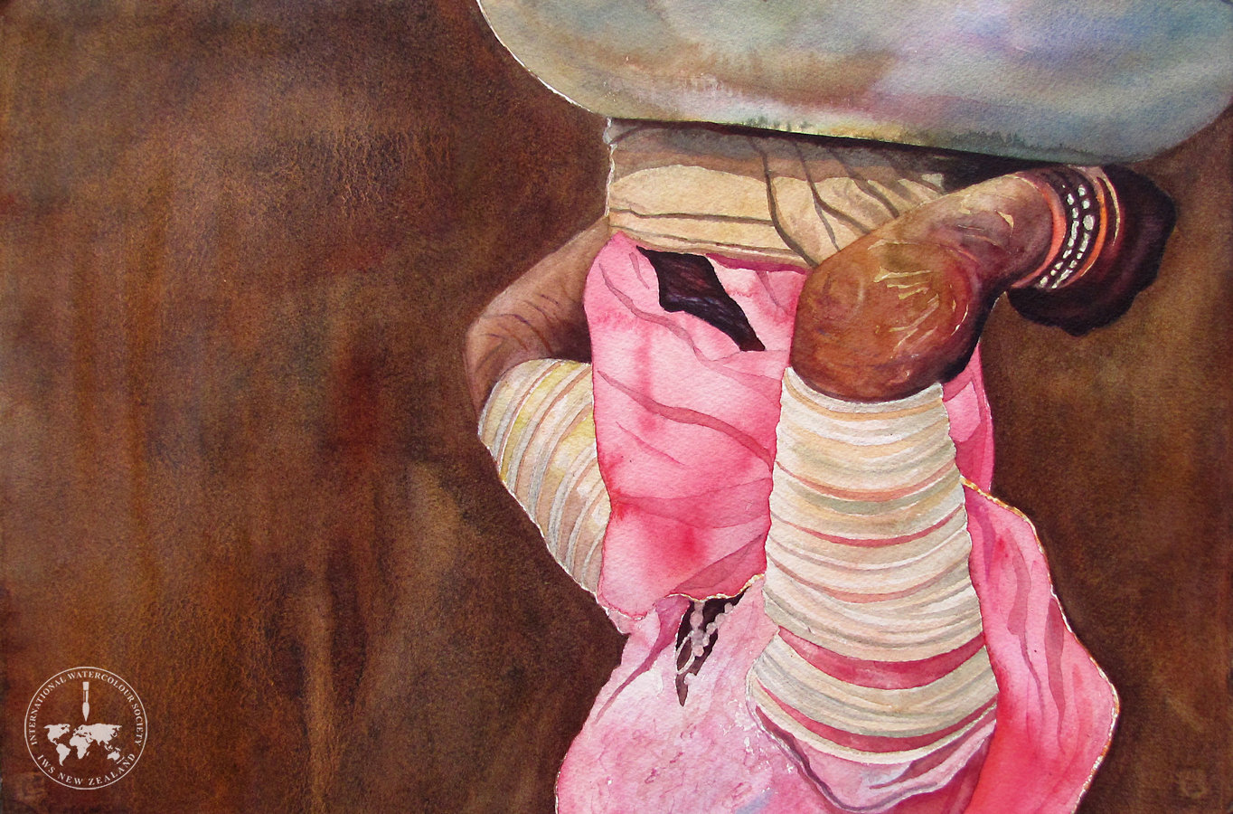 Woman Carrying Bowl